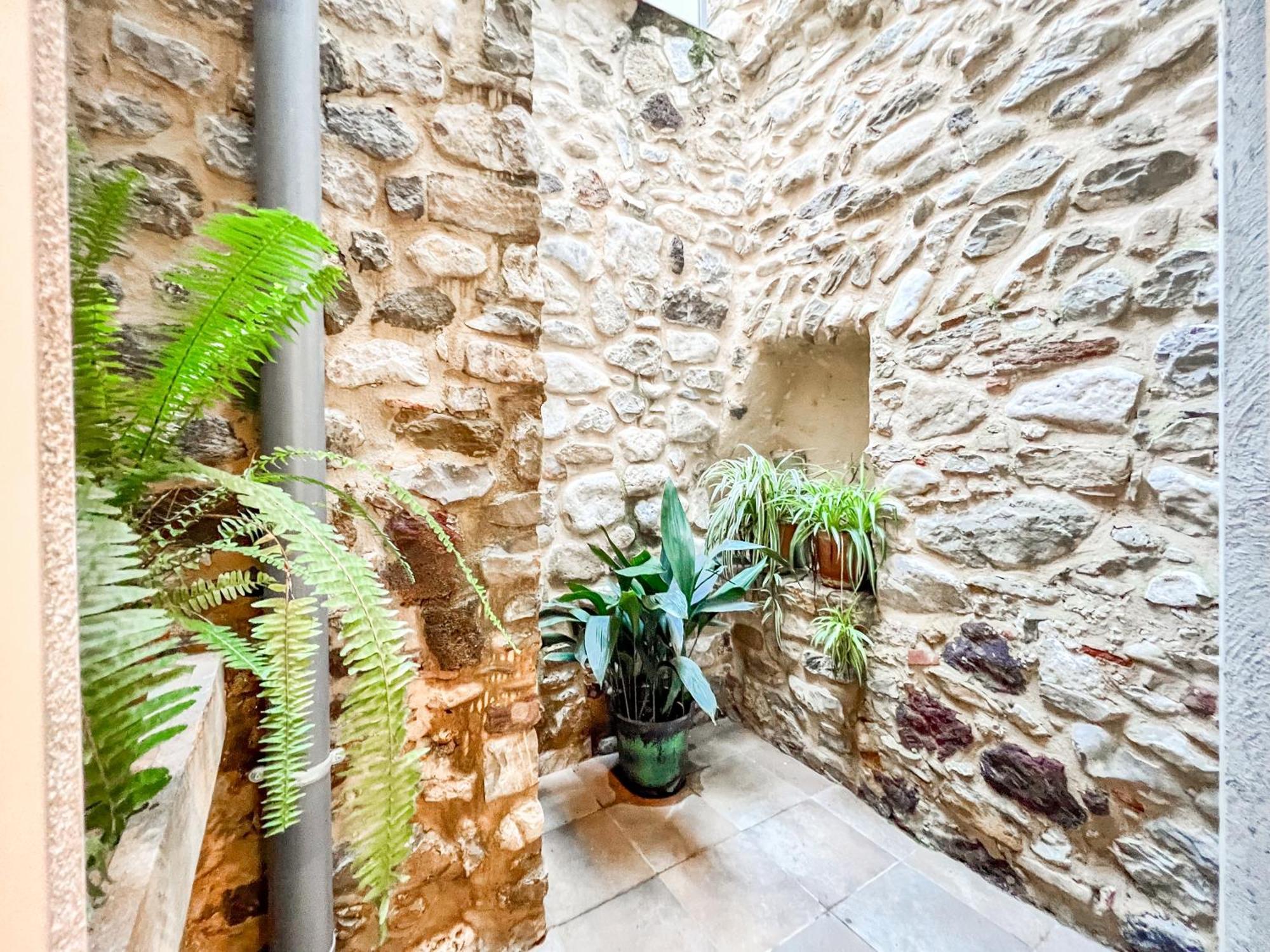 Ganganell Centre Apartamento Con Patio Besalú Exterior foto